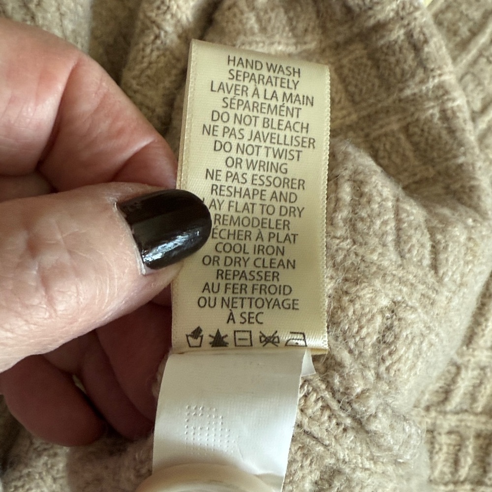 Max Studio Beige Ribbed Cardigan - Picture 9 of 9